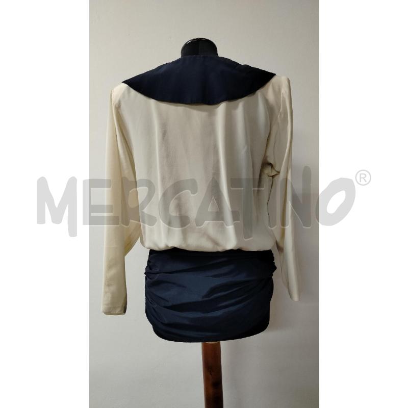VESTITO DONNA MILA SCHON PANNA DETT BLU NOTTE | Mercatino dell'Usato Roma cinecitta' 2