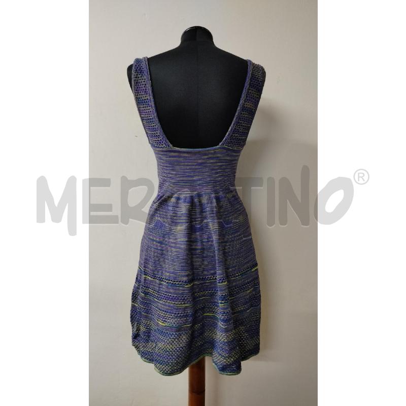 VESTITO DONNA MISSONI TRAFORATO RIGHE VERDI VIOLA | Mercatino dell'Usato Roma cinecitta' 2