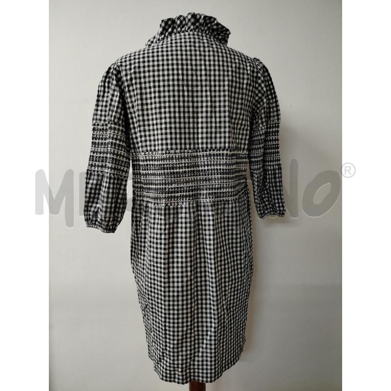 VESTITO DONNA MOSCHINO JEANS VICHY NERO BIANCO ARRICC | Mercatino dell'Usato Roma cinecitta' 2