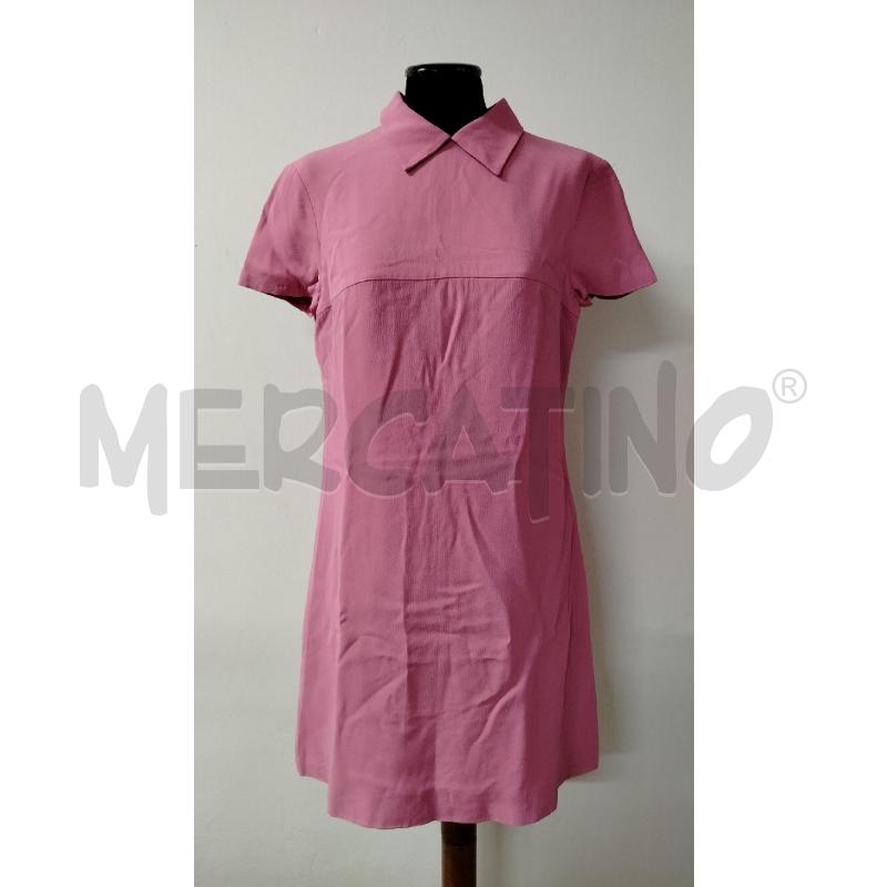 VESTITO DONNA PRADA CERISE COLLETTO PUNTA | Mercatino dell'Usato Roma cinecitta' 1