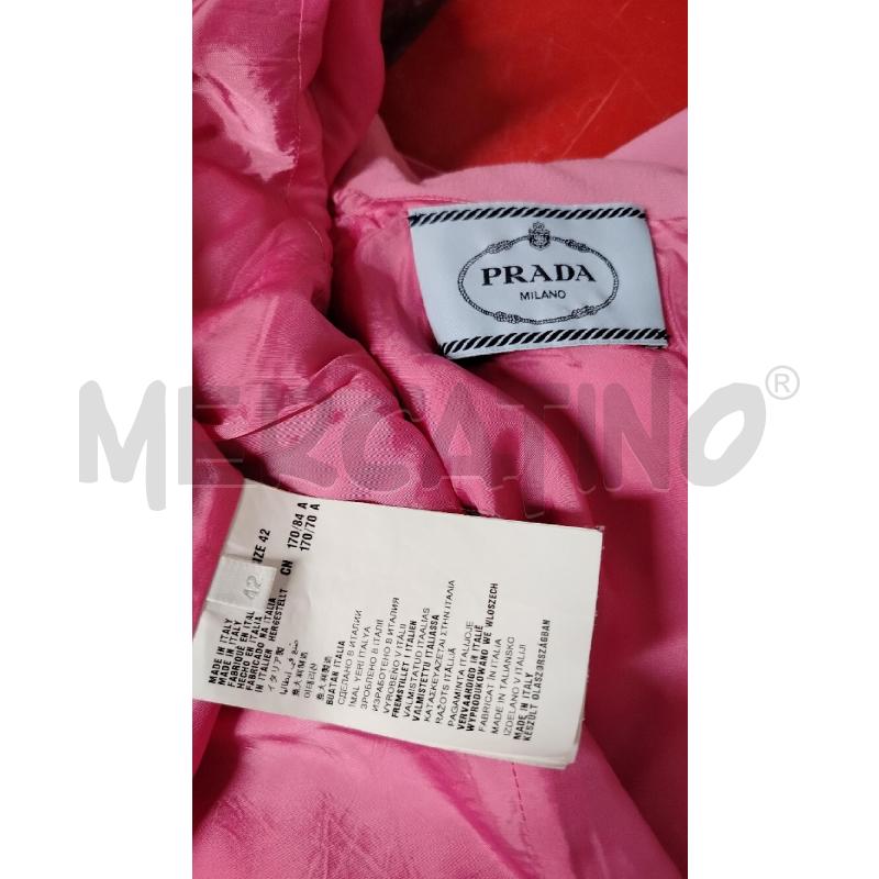 VESTITO DONNA PRADA CERISE COLLETTO PUNTA | Mercatino dell'Usato Roma cinecitta' 3