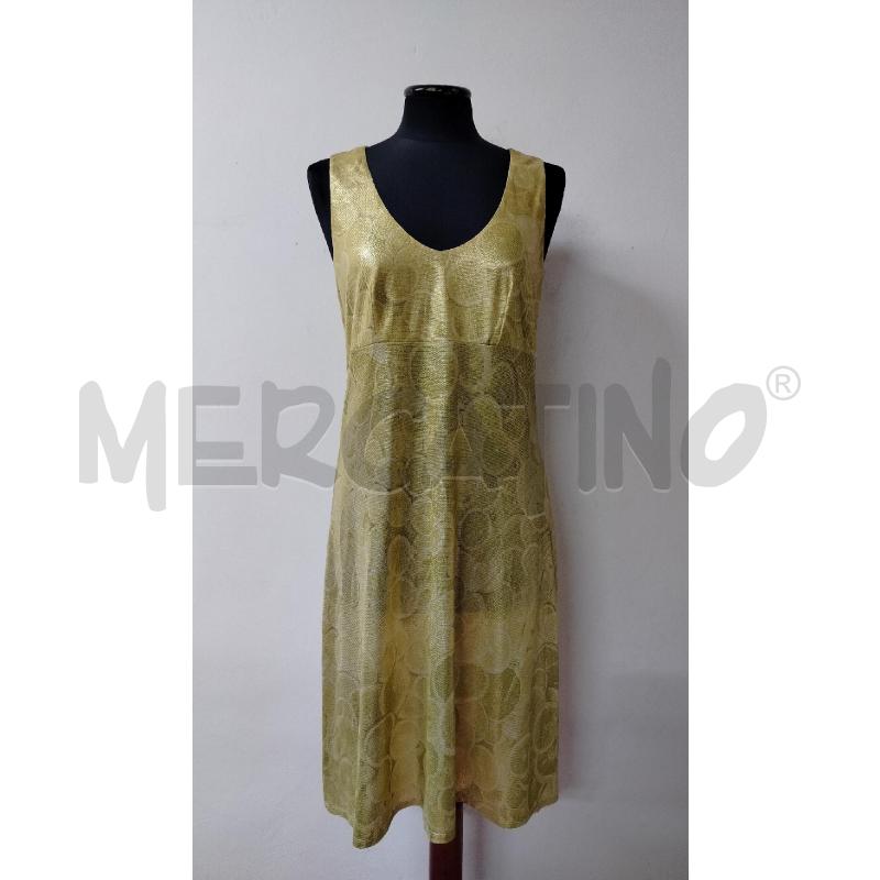 VESTITO DONNA ROBERTO CAVALLI GIALLO FIORI | Mercatino dell'Usato Roma cinecitta' 1