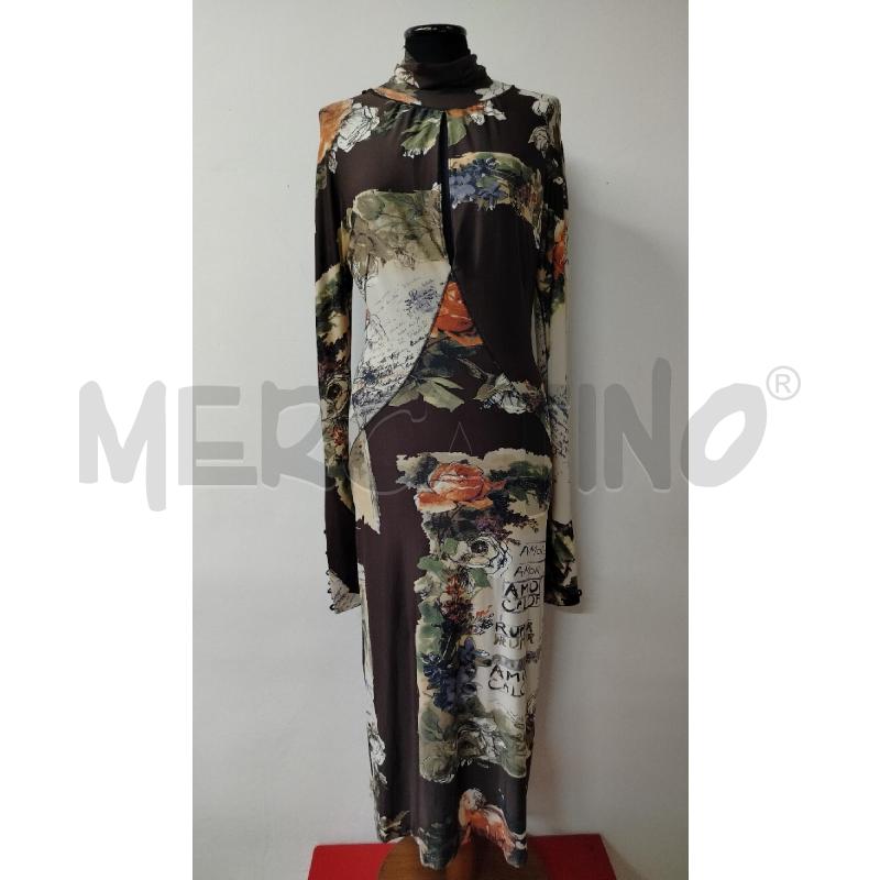 VESTITO DONNA ROBERTO CAVALLI MARRONE OBLO FRONT | Mercatino dell'Usato Roma cinecitta' 1