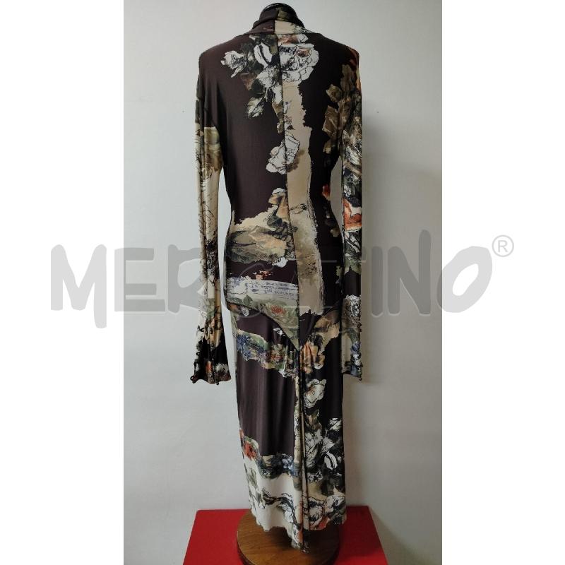 VESTITO DONNA ROBERTO CAVALLI MARRONE OBLO FRONT | Mercatino dell'Usato Roma cinecitta' 2