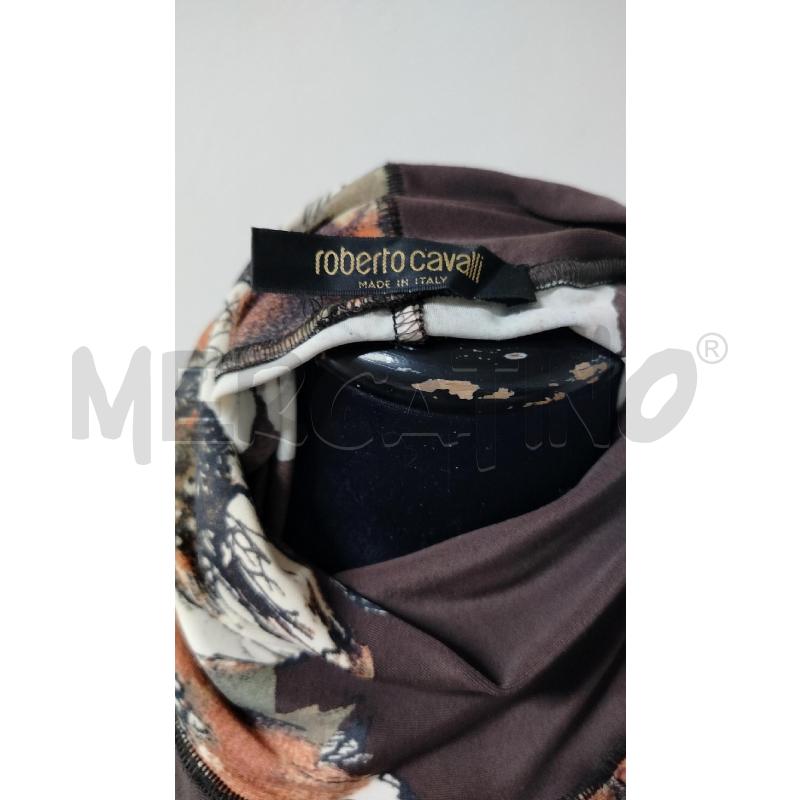 VESTITO DONNA ROBERTO CAVALLI MARRONE OBLO FRONT | Mercatino dell'Usato Roma cinecitta' 3