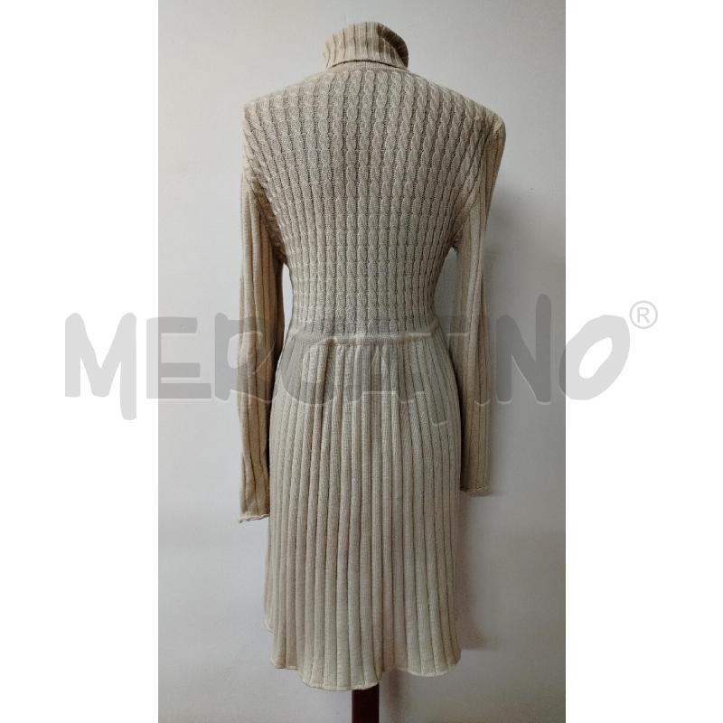 VESTITO DONNA ROCCO BAROCCO PANNA TRECCE COSTE A MAGLIA | Mercatino dell'Usato Roma cinecitta' 2