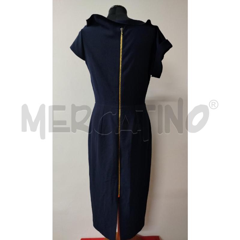 VESTITO DONNA ROLAND MOURET BLU SCOLLO AMPIO | Mercatino dell'Usato Roma cinecitta' 2