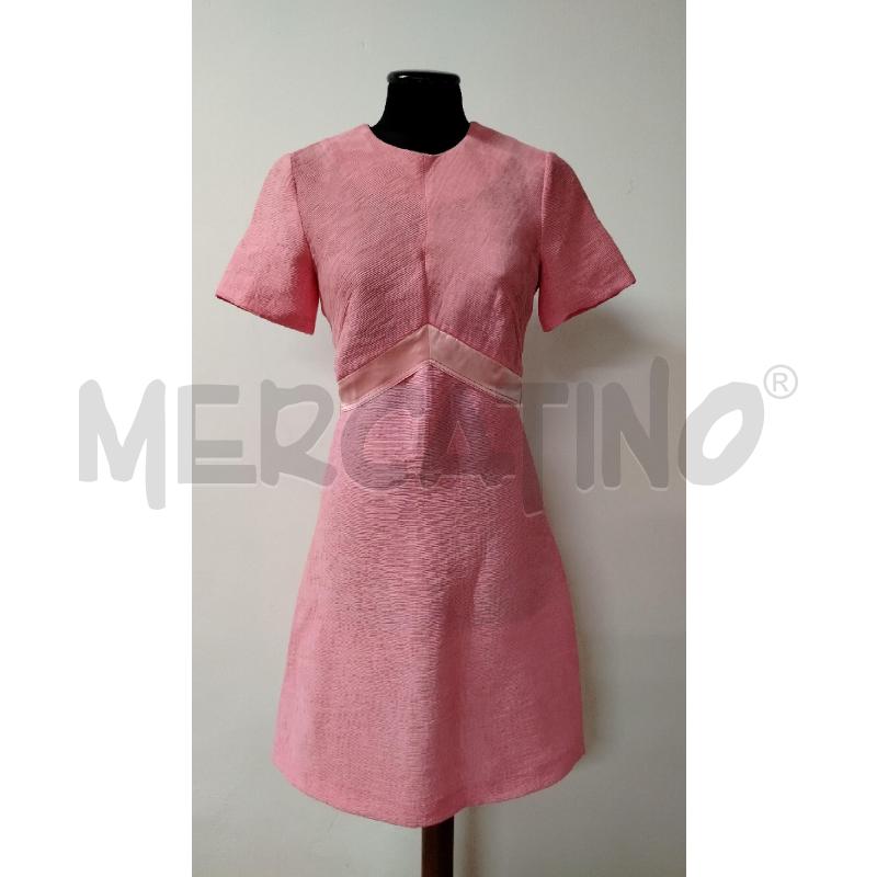 VESTITO DONNA SANDRO PARIS ROSA PLISSETTATO  | Mercatino dell'Usato Roma cinecitta' 1