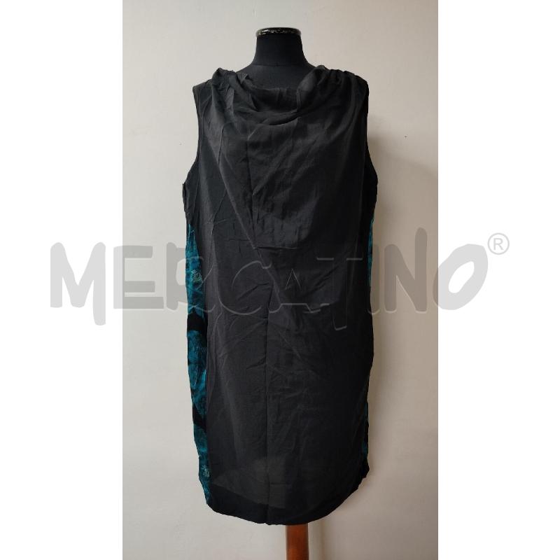 VESTITO DONNA SETA NADIAMARI NERO OTTANIO | Mercatino dell'Usato Roma cinecitta' 1