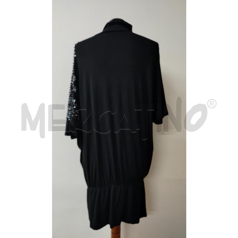 VESTITO DONNA TWINSET NERO PAILLETTES STRASS SPALLA | Mercatino dell'Usato Roma cinecitta' 2
