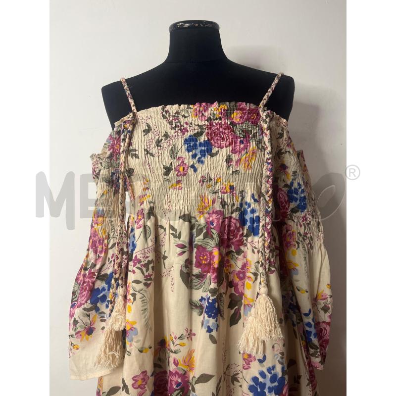 VESTITO DONNA TWINSET ROSA FIORI LACCETTI | Mercatino dell'Usato Roma cinecitta' 2