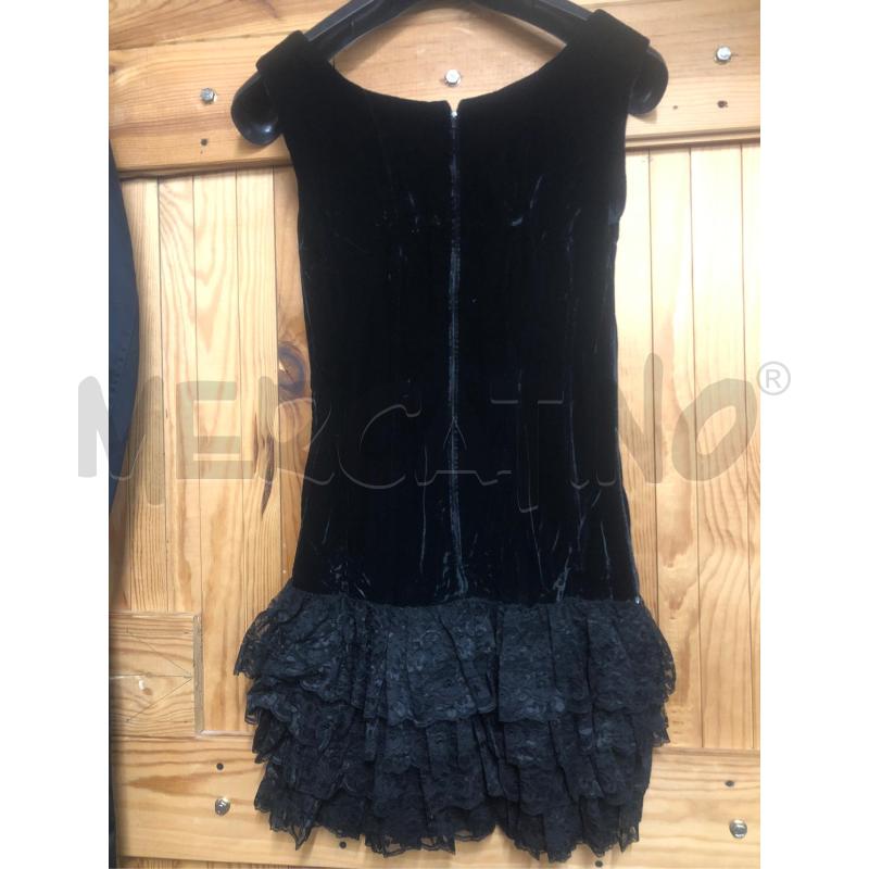 ABITO DONNA LUISA SPAGNOLI VELLUTONERO+PIZZO | Mercatino dell'Usato Tivoli 2