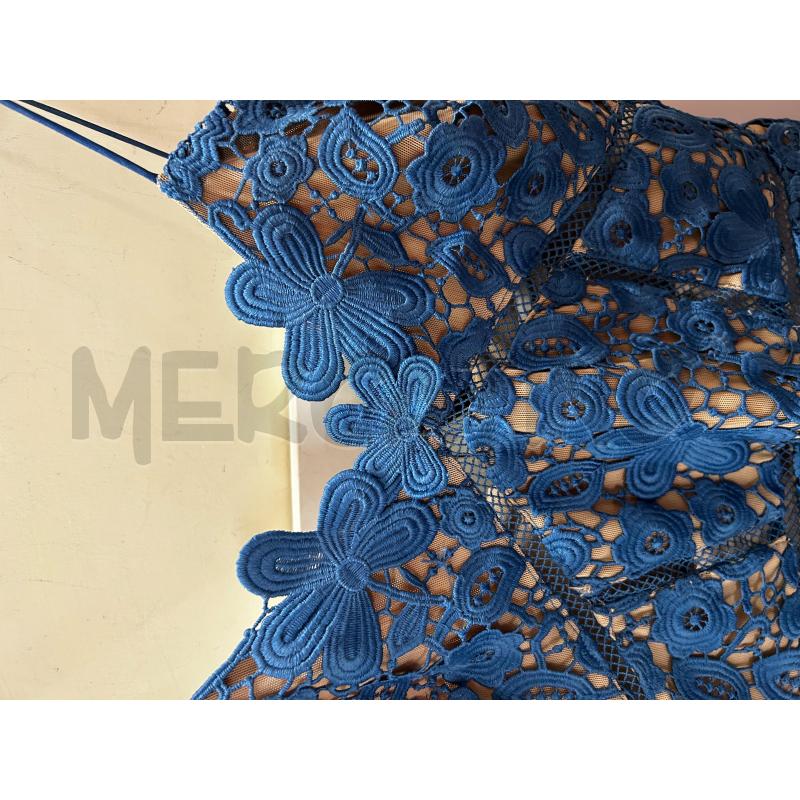 ABITO DONNA SELF PORTRAIT BLU PIZZO FARFALLE | Mercatino dell'Usato Tivoli 3