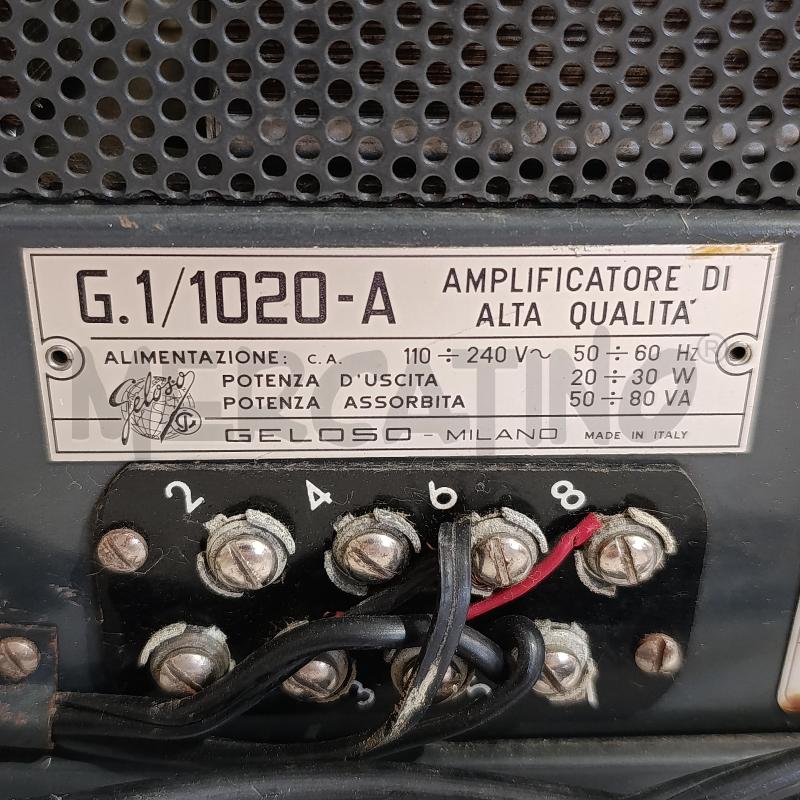 AMPLIFICATORE GELOSO G.1/1020-A | Mercatino dell'Usato Tivoli 2