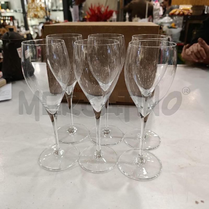 BICCHIERI PZ. 6 BACCARAT | Mercatino dell'Usato Tivoli 1