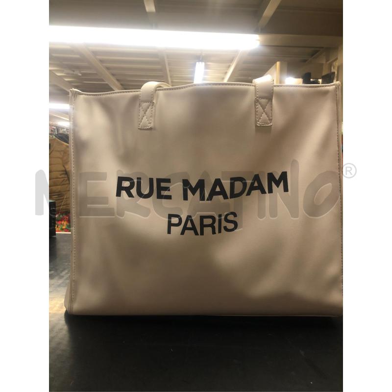 BORSA DONNA RUE MADAM PARIS BIANCA | Mercatino dell'Usato Tivoli 1