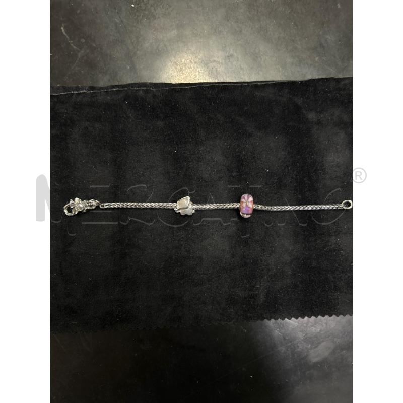 BRACCIALE ARGENTO LISE AAGAARD COPENHAGEN +2 CHARM | Mercatino dell'Usato Tivoli 4