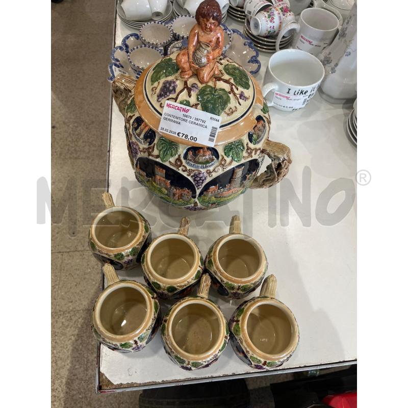 CONTENITORE CERAMICA GERMANIA  | Mercatino dell'Usato Tivoli 1