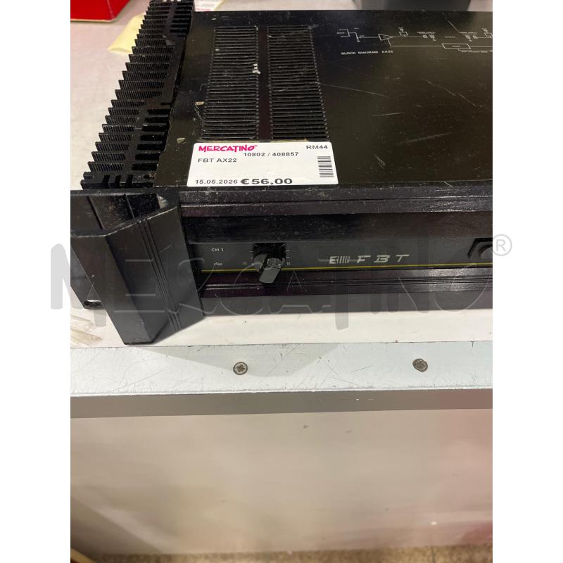 FBT AX22 | Mercatino dell'Usato Tivoli 2