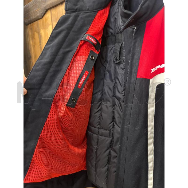 GIACCA DONNA MOTO SPIDI NERO ROSSO BIANCO | Mercatino dell'Usato Tivoli 3