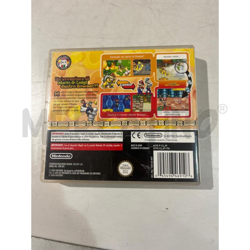 GIOCO MARIO E LUIGI VIAGGIO AL CENTRO DI BOWSER | Mercatino dell'Usato Tivoli 4
