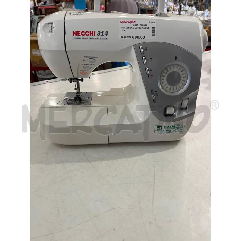MACCHINA CUCIRE NECCHI 314 | Mercatino dell'Usato Tivoli 1