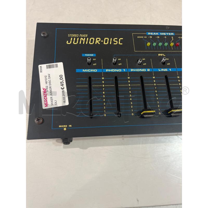 MIXER JUNIOR DISC DAVOLI | Mercatino dell'Usato Tivoli 2