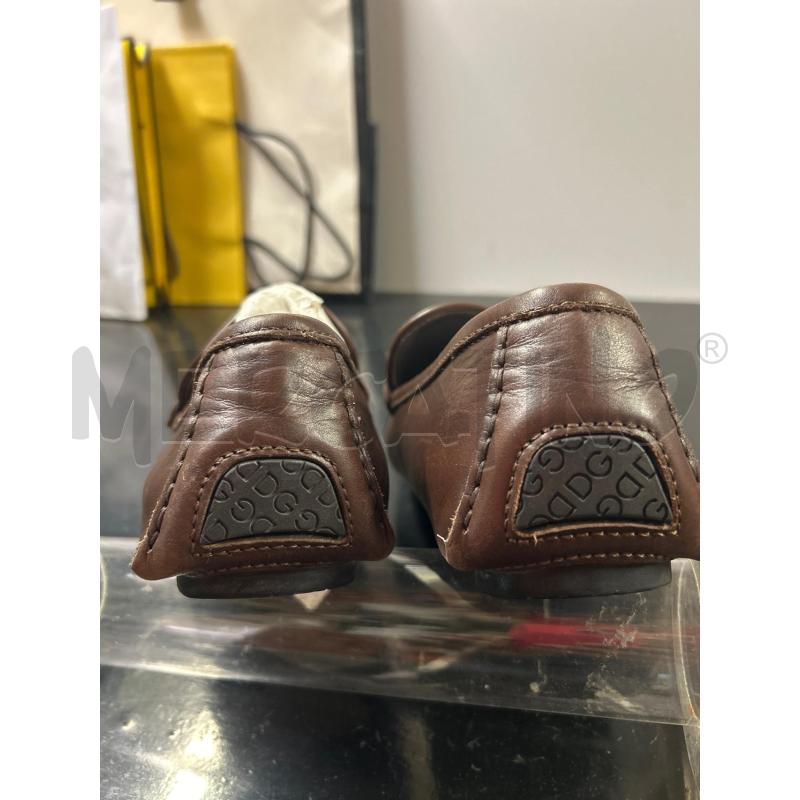 MOCASSINI PELLE UOMO DOLCE E GABBANA MARRONE  | Mercatino dell'Usato Tivoli 2