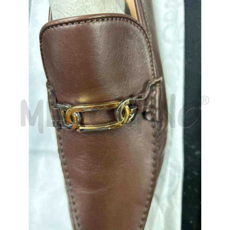 MOCASSINI PELLE UOMO DOLCE E GABBANA MARRONE  | Mercatino dell'Usato Tivoli 5