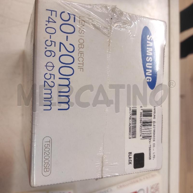 OBIETTIVO SAMSUNG 50-200MM F4.0-5.6 52MM T50200SB | Mercatino dell'Usato Tivoli 2