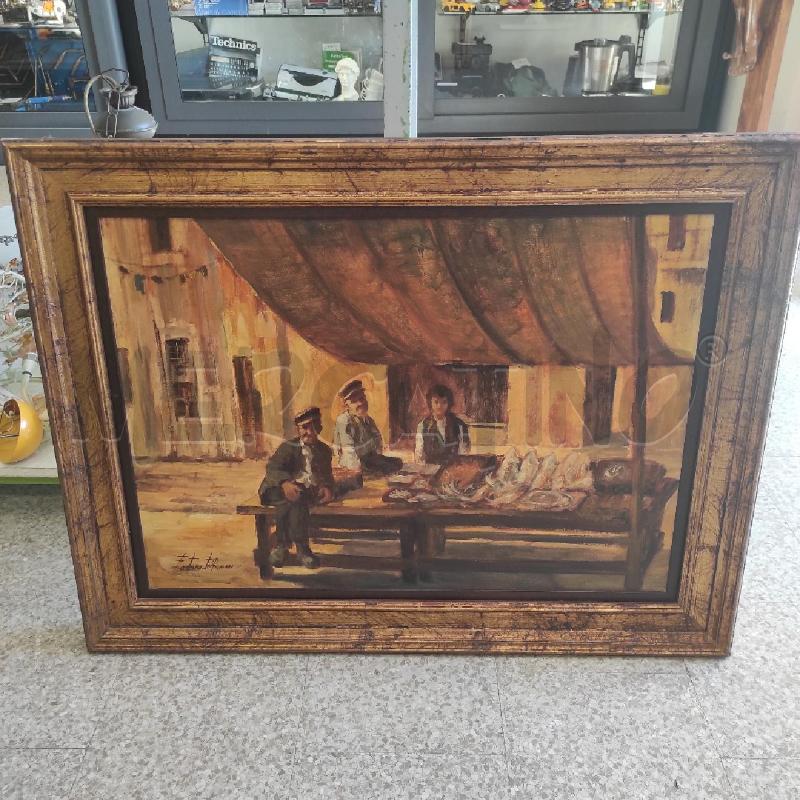 QUADRO FORTUNATO RUSSO IL MERCATO | Mercatino dell'Usato Tivoli 1