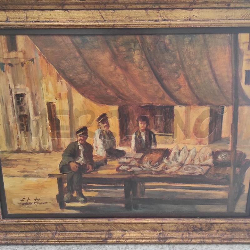 QUADRO FORTUNATO RUSSO IL MERCATO | Mercatino dell'Usato Tivoli 2