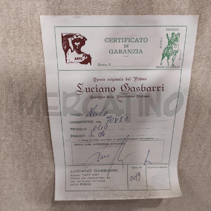 QUADRO LUCIANO GASBARRI GRANDE | Mercatino dell'Usato Tivoli 4