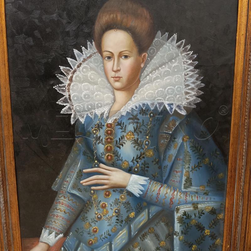 QUADRO RITRATTO DONNA DIMENSIONI CORNICE 87X116 | Mercatino dell'Usato Tivoli 2