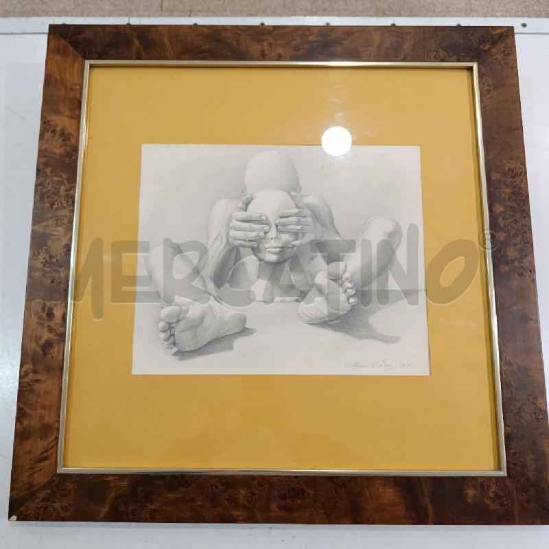 QUADRO VITTORIO POLIDORI  DIMENSIONI CORNICE 60X60CM | Mercatino dell'Usato Tivoli 1