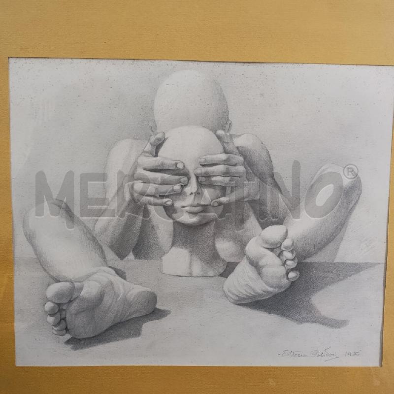 QUADRO VITTORIO POLIDORI  DIMENSIONI CORNICE 60X60CM | Mercatino dell'Usato Tivoli 2