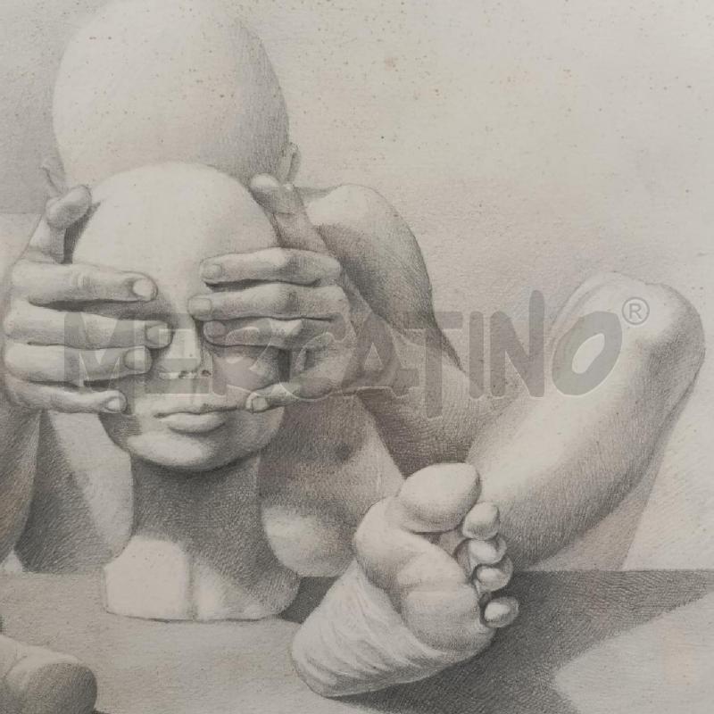 QUADRO VITTORIO POLIDORI  DIMENSIONI CORNICE 60X60CM | Mercatino dell'Usato Tivoli 5