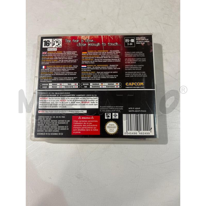 RESIDENT EVIL DEADLY SILENCE NINTENDO DS | Mercatino dell'Usato Tivoli 3