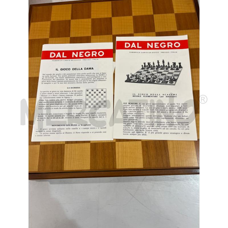 SCACCHIERA DAL NEGRO 38X38 | Mercatino dell'Usato Tivoli 3