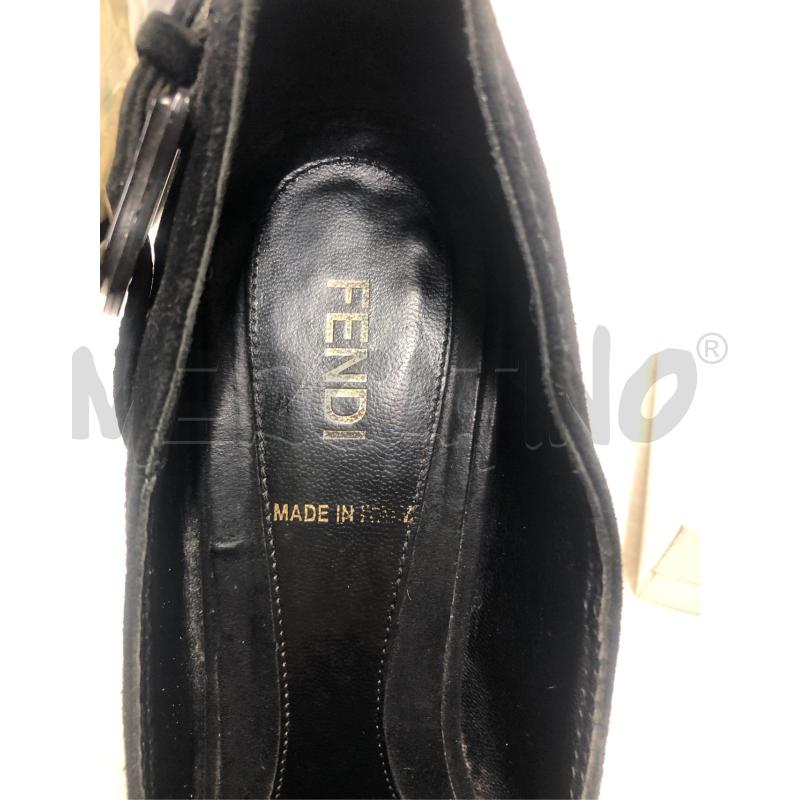 SCARPE DONNA FENDI DECOLTE CAMOSCIO NERE | Mercatino dell'Usato Tivoli 5
