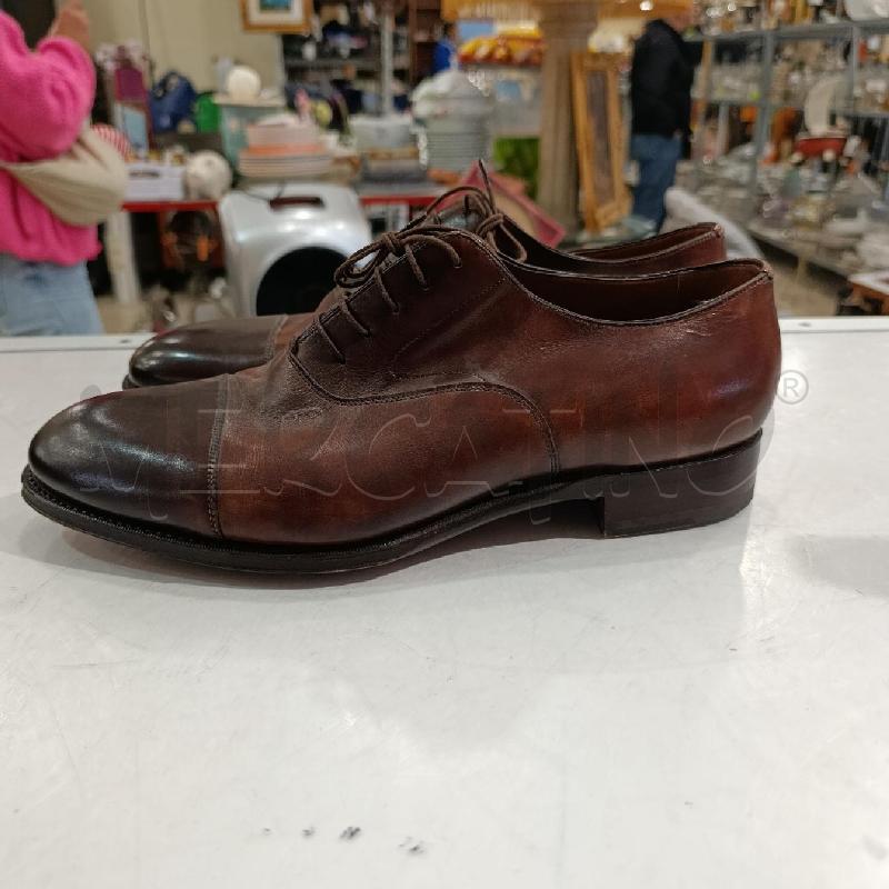 SCARPE UOMO PELLE SANTONI MARRONE | Mercatino dell'Usato Tivoli 2