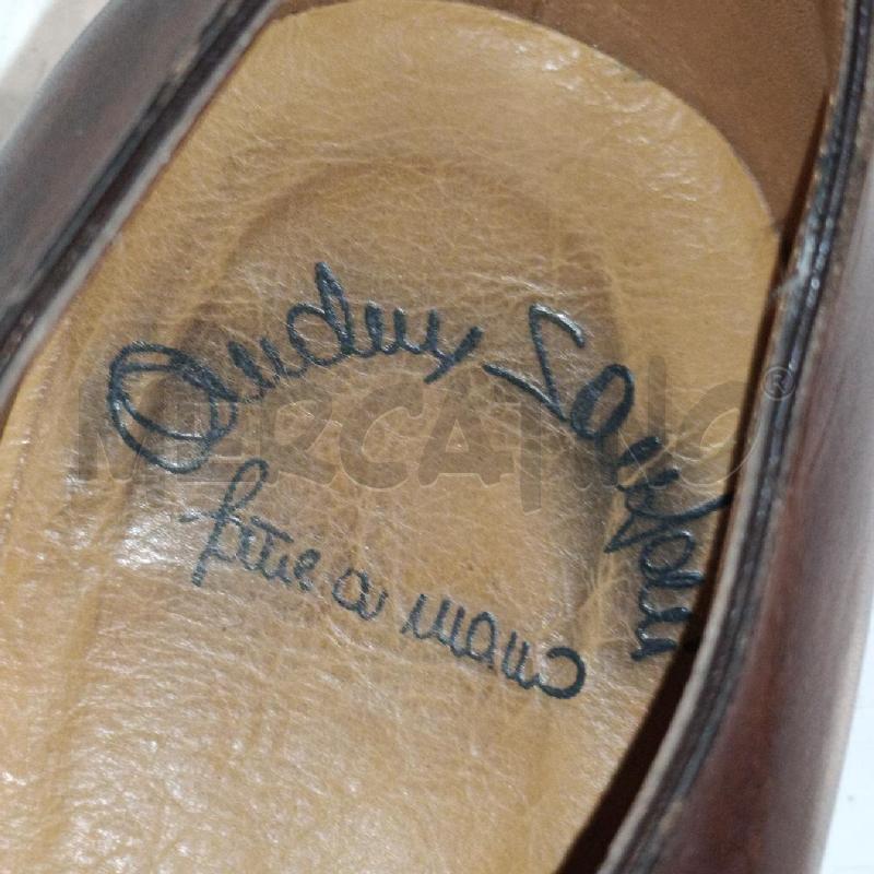 SCARPE UOMO PELLE SANTONI MARRONE | Mercatino dell'Usato Tivoli 4