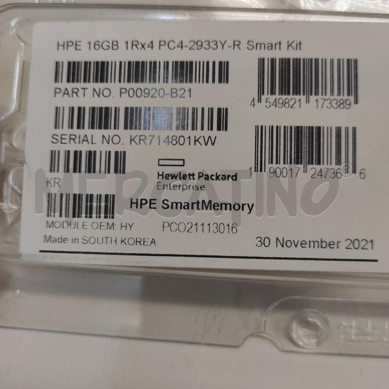 SCHEDA RAM 16GB HP SIGILLATE | Mercatino dell'Usato Tivoli 3