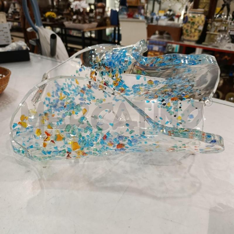 SCULTURA LORENZO VISCIDI BLEUR ACCARTOCCIATO | Mercatino dell'Usato Tivoli 2