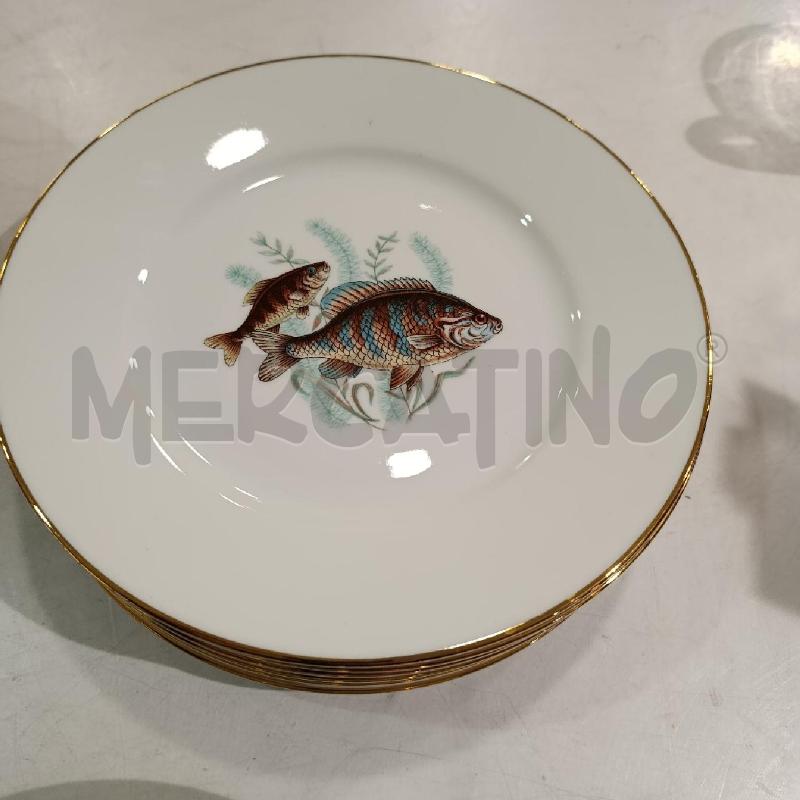 SERVIZIO RICHARD GINORI PESCE 12 PERSONE+VASSOIO+CIOTOLA+ZUPPIERA | Mercatino dell'Usato Tivoli 4