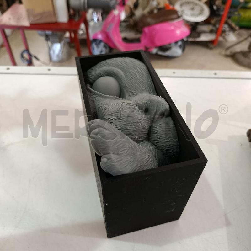 SOPRAMMOBILE GATTO NERO GRIGIO | Mercatino dell'Usato Tivoli 3