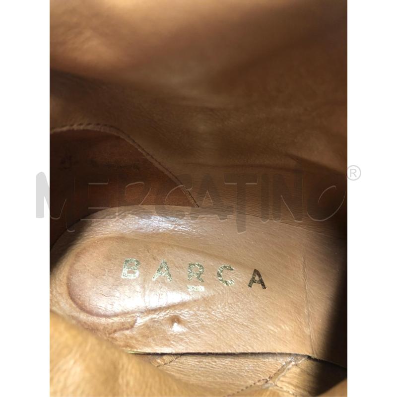 STIVALETTI DONNA BARCA MARRONE LUCIDE  | Mercatino dell'Usato Tivoli 4