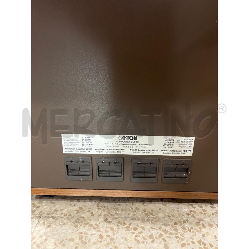 SUBWOOFER CANTON GLS 50 | Mercatino dell'Usato Tivoli 3