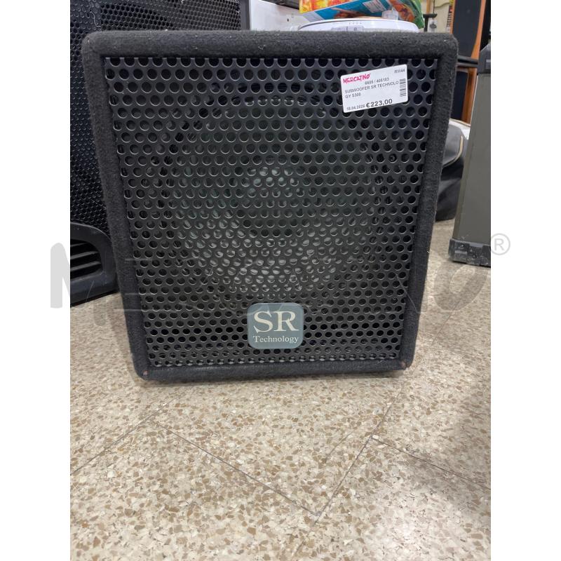 SUBWOOFER SR TECHNOLOGY S300 | Mercatino dell'Usato Tivoli 3