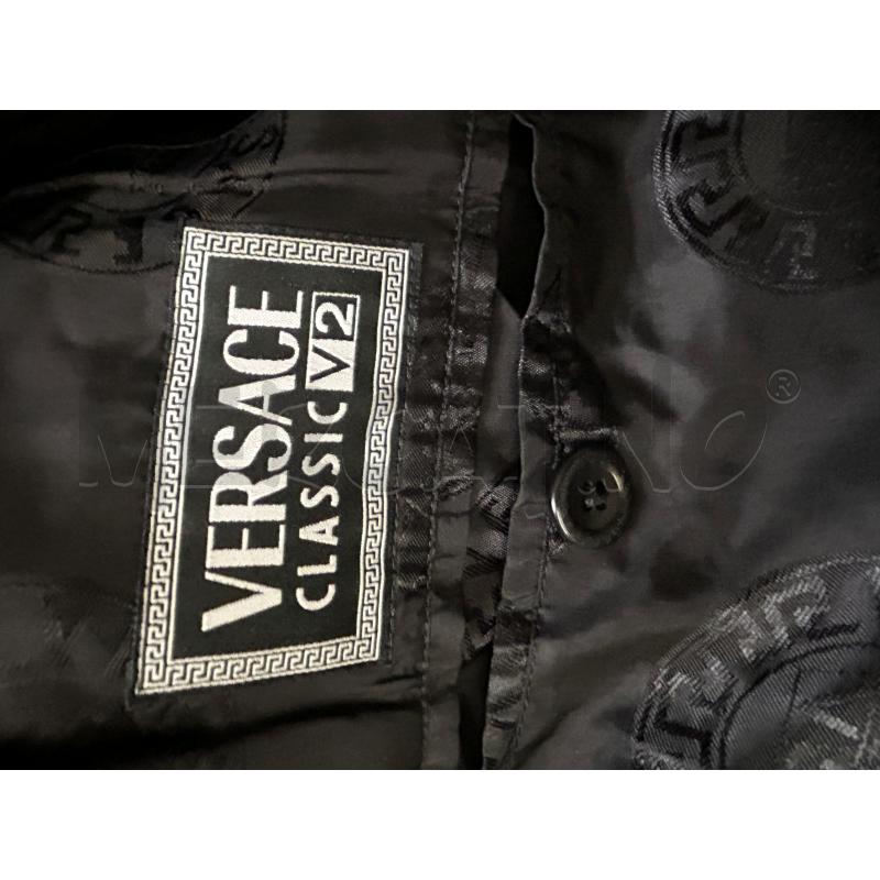 TRENCH UOMO VERSACE V2 NERO  | Mercatino dell'Usato Tivoli 2